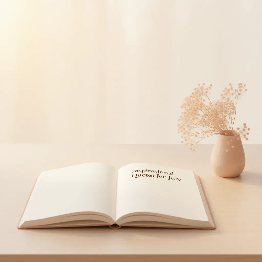 Aesthetic Inspirational Quotes for July 