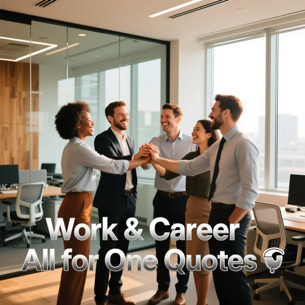  Career All for One Quotes