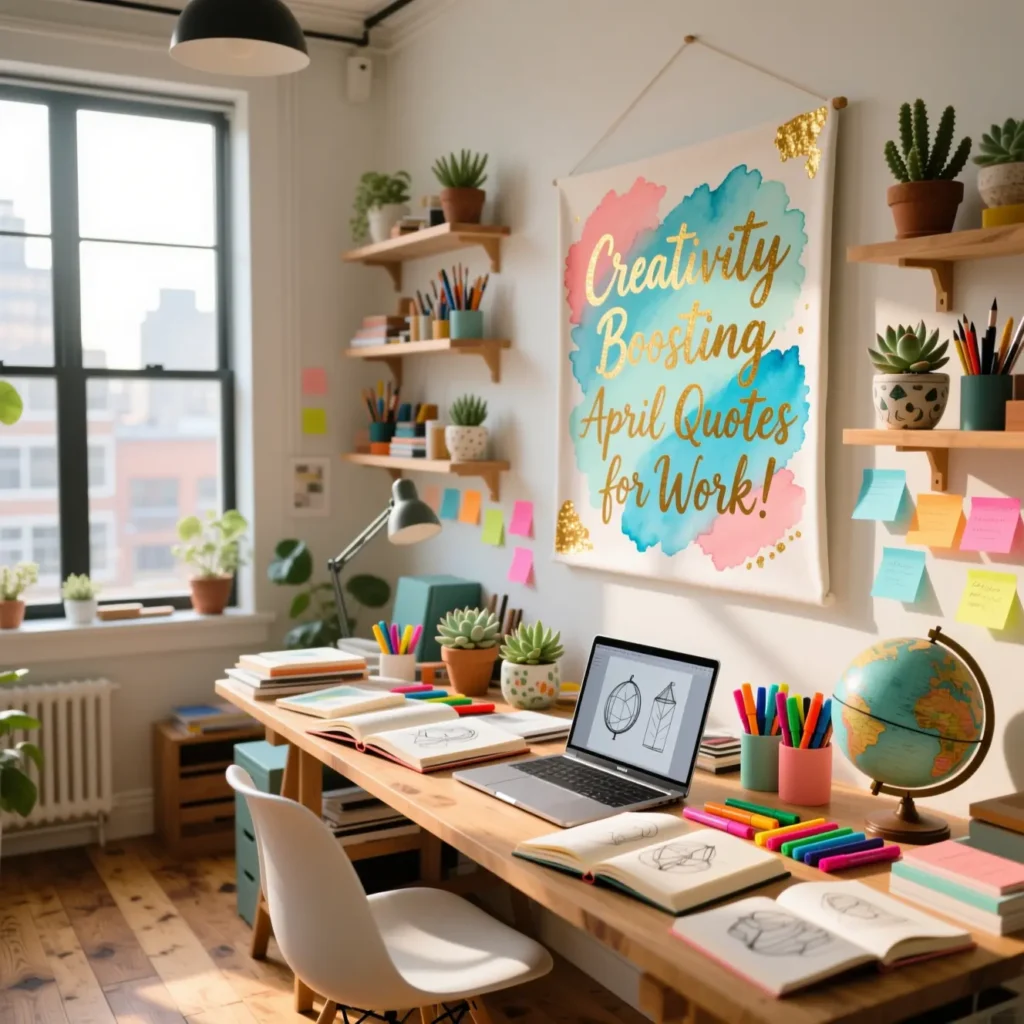 Creativity Boosting April Quotes