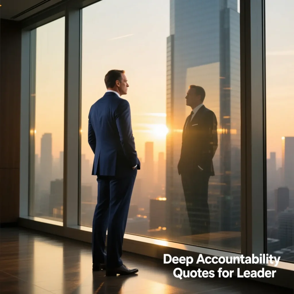 Deep Accountability Quotes for Leaders