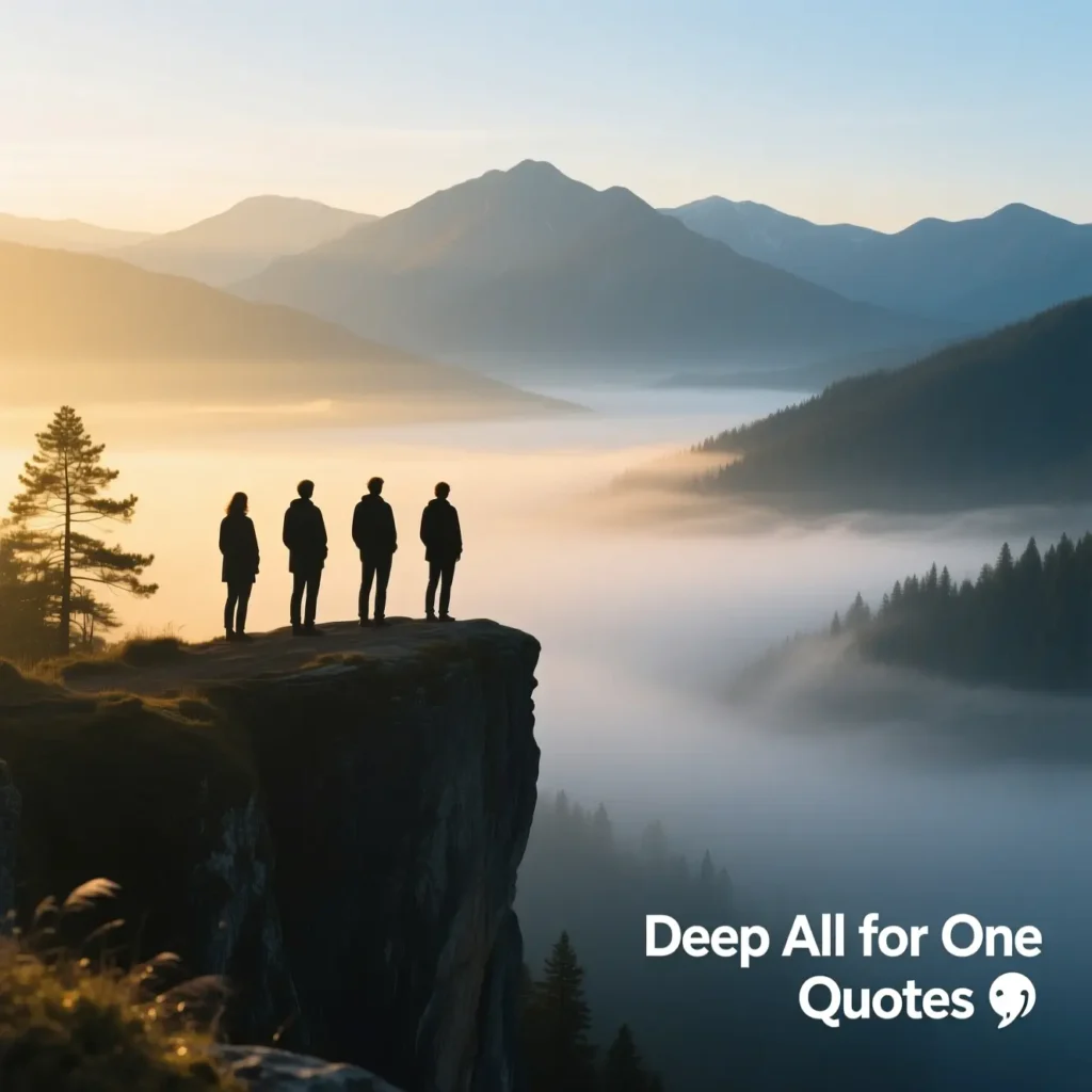 Deep All for One Quotes 