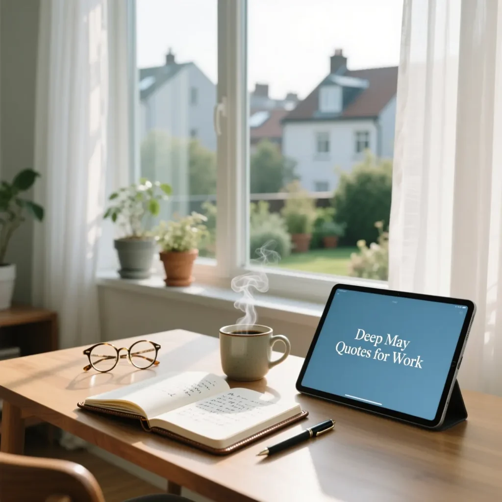 Deep May Quotes for Work