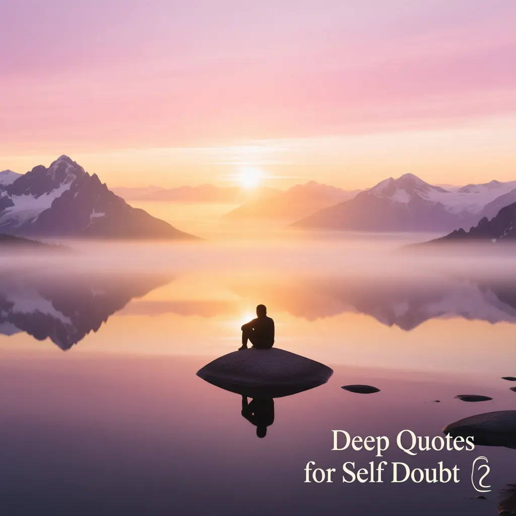 Deep Quotes for Self Doubt