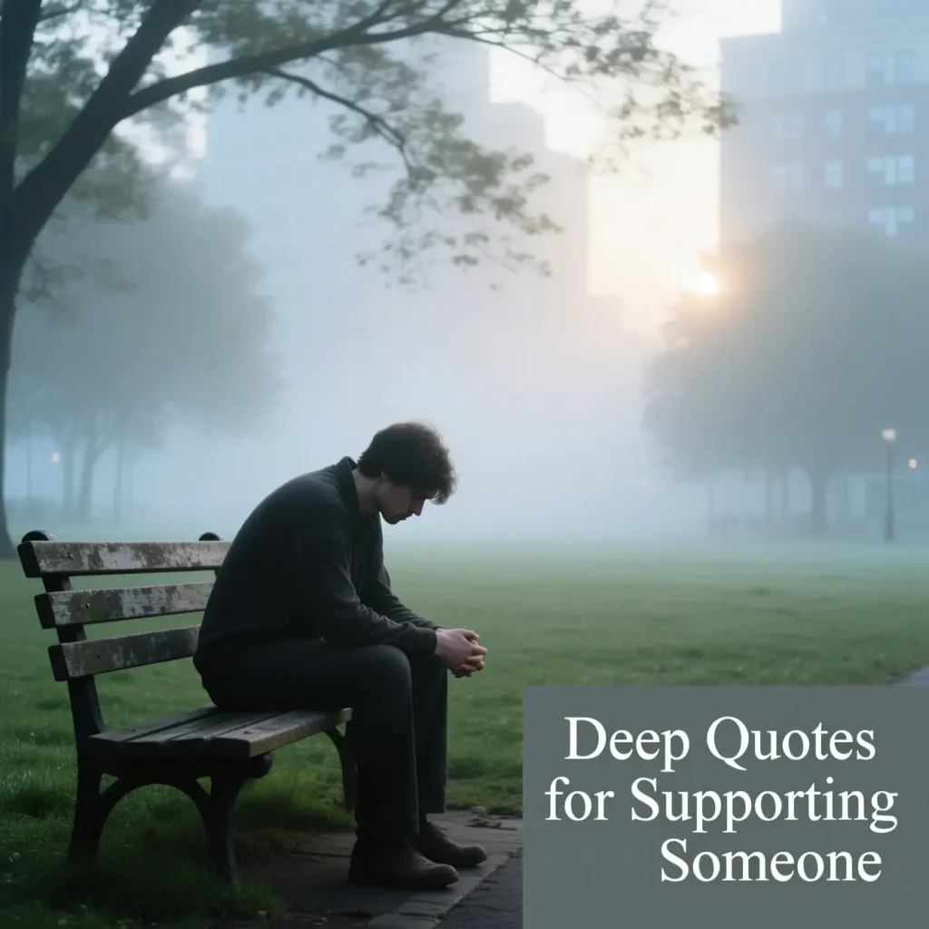 Deep Quotes for Supporting Someone