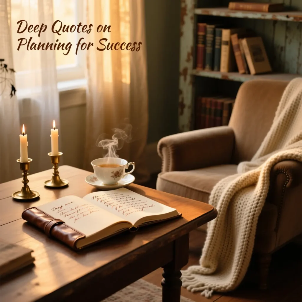 Deep Quotes on Planning for Success