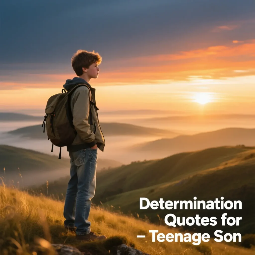 Determination Quotes for Teenage Son