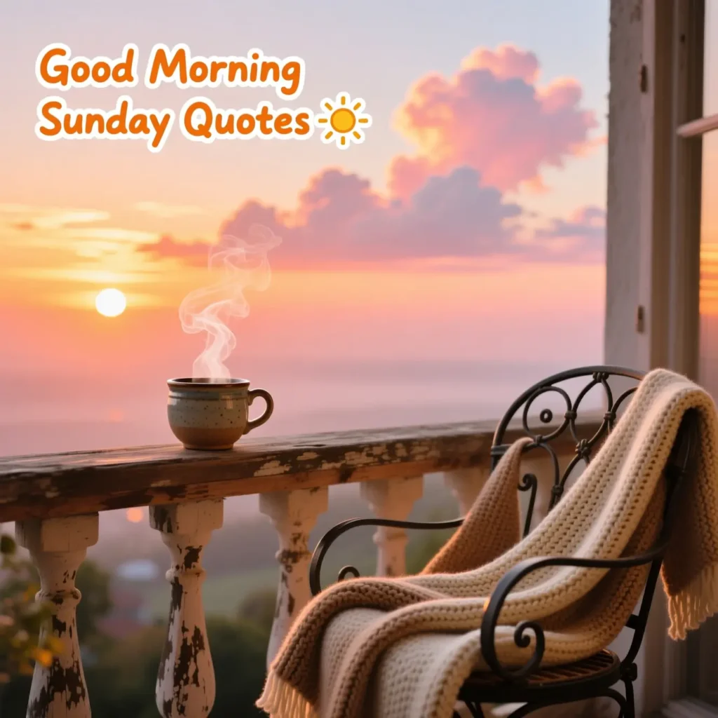 Good Morning Sunday Quotes