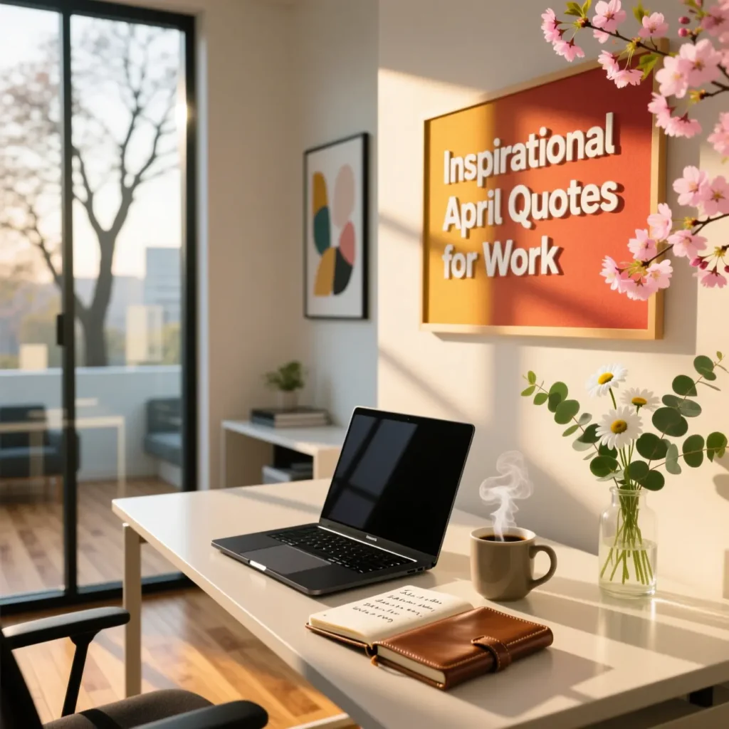  Inspirational April Quotes for Work