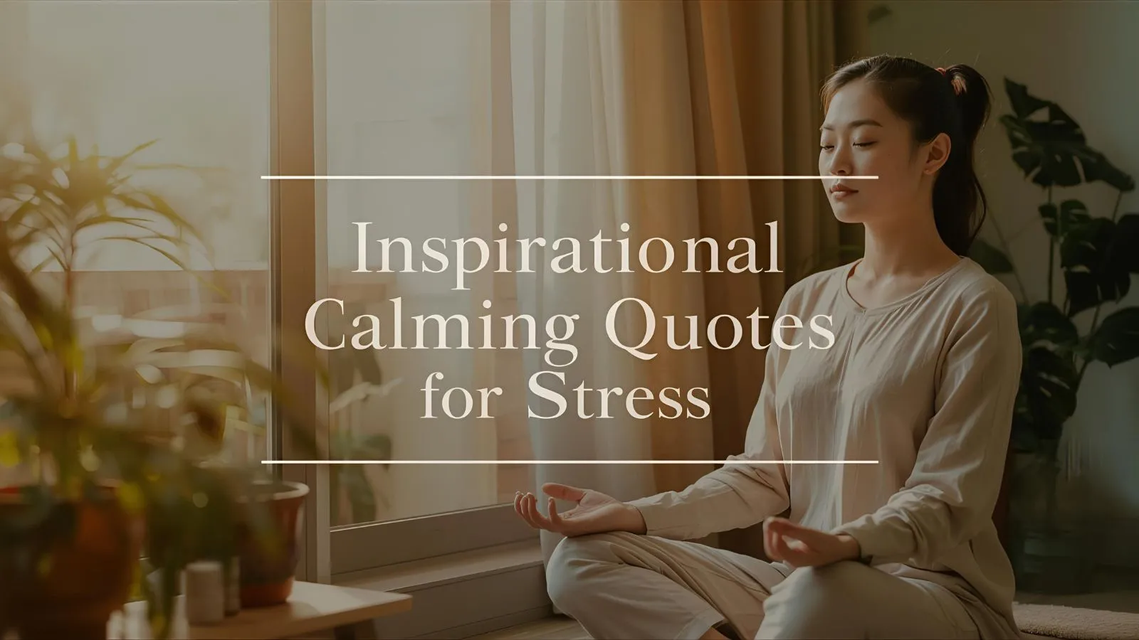 Inspirational Calming Quotes for Stress
