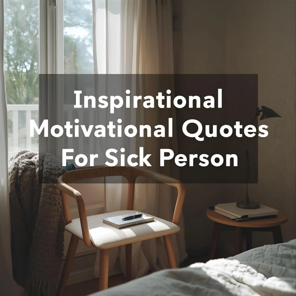 Inspirational Motivational Quotes for Sick Person