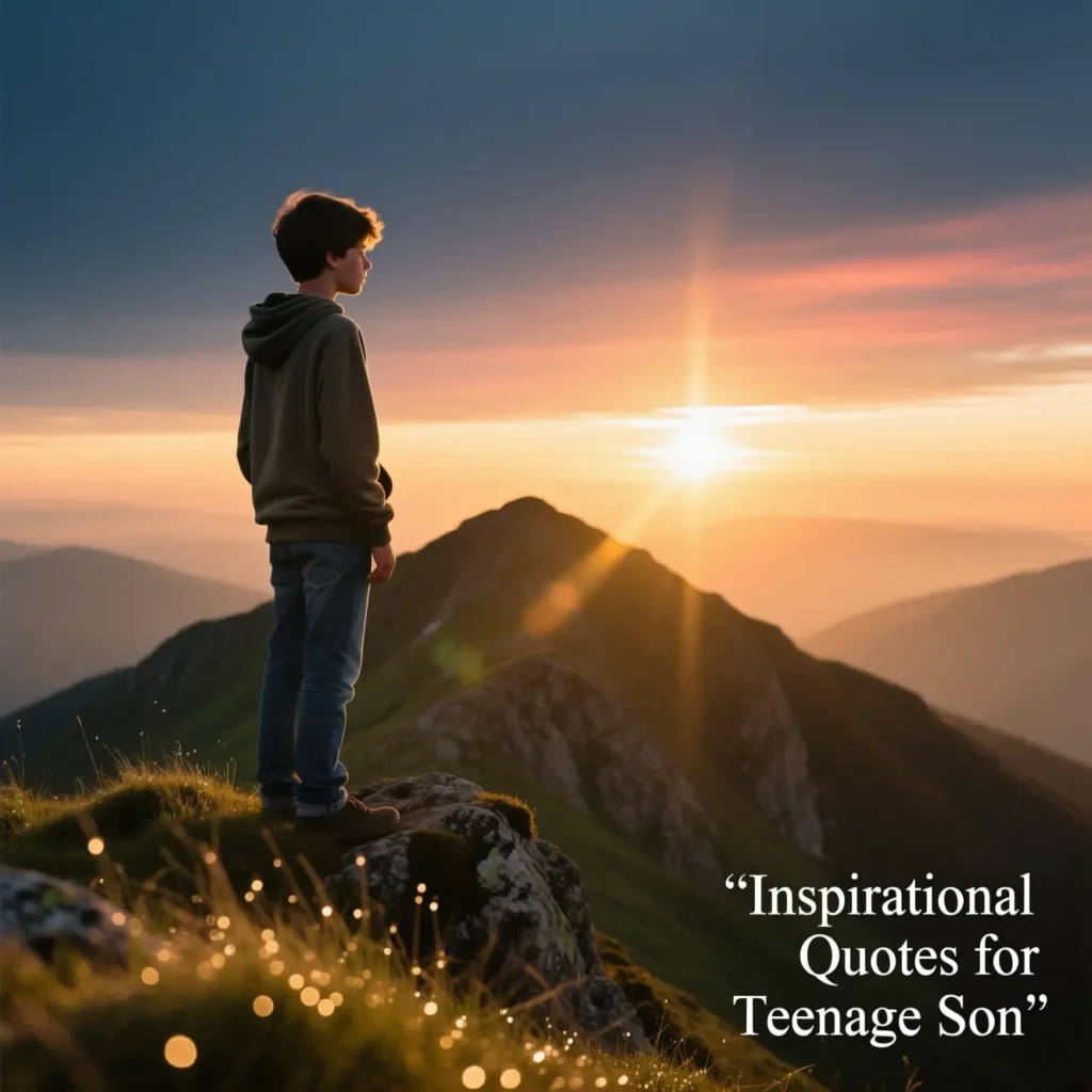 Inspirational Motivational Quotes for Teenage Son