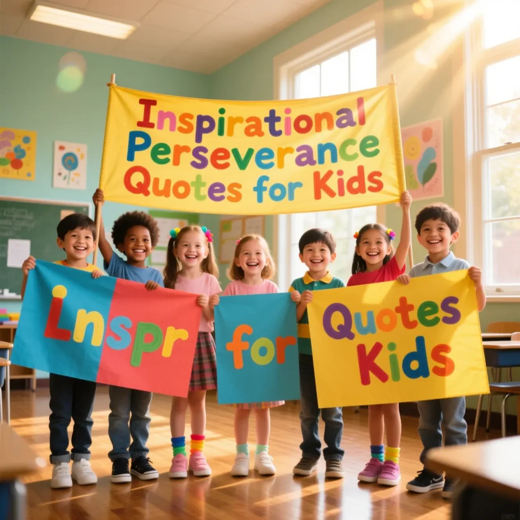 Inspirational Perseverance Quotes for Kids
