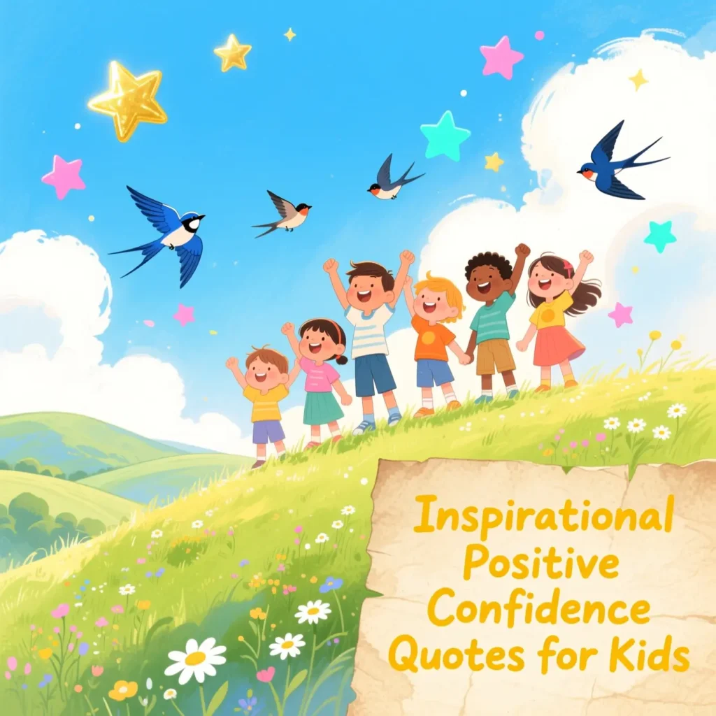 Inspirational Positive Confidence Quotes for Kids
