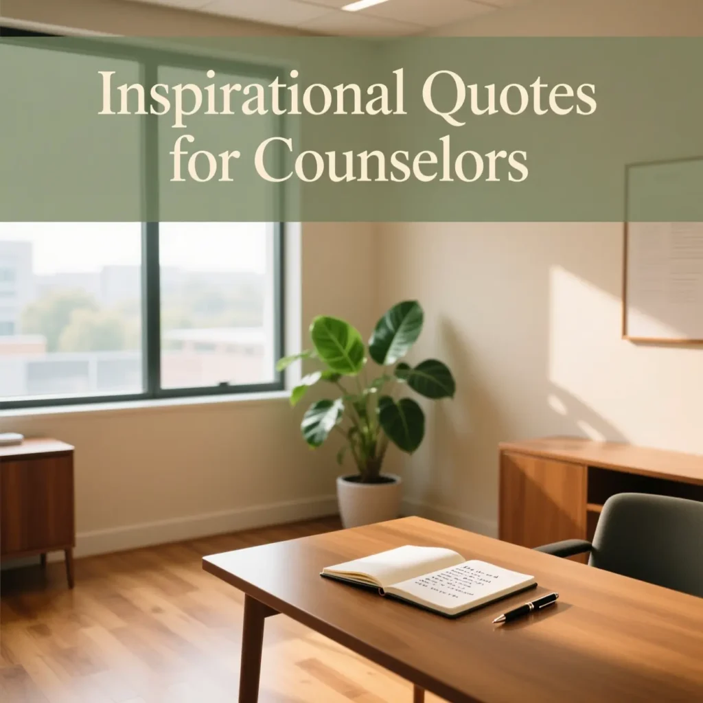 Inspirational Quotes for Counselors