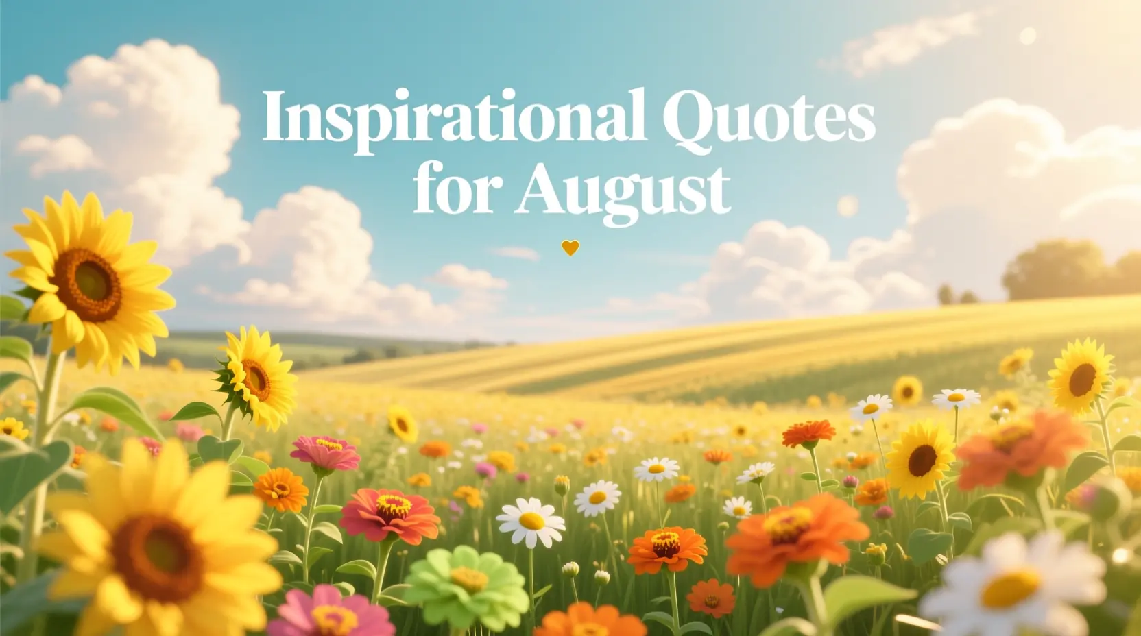 Inspirational Quotes for August