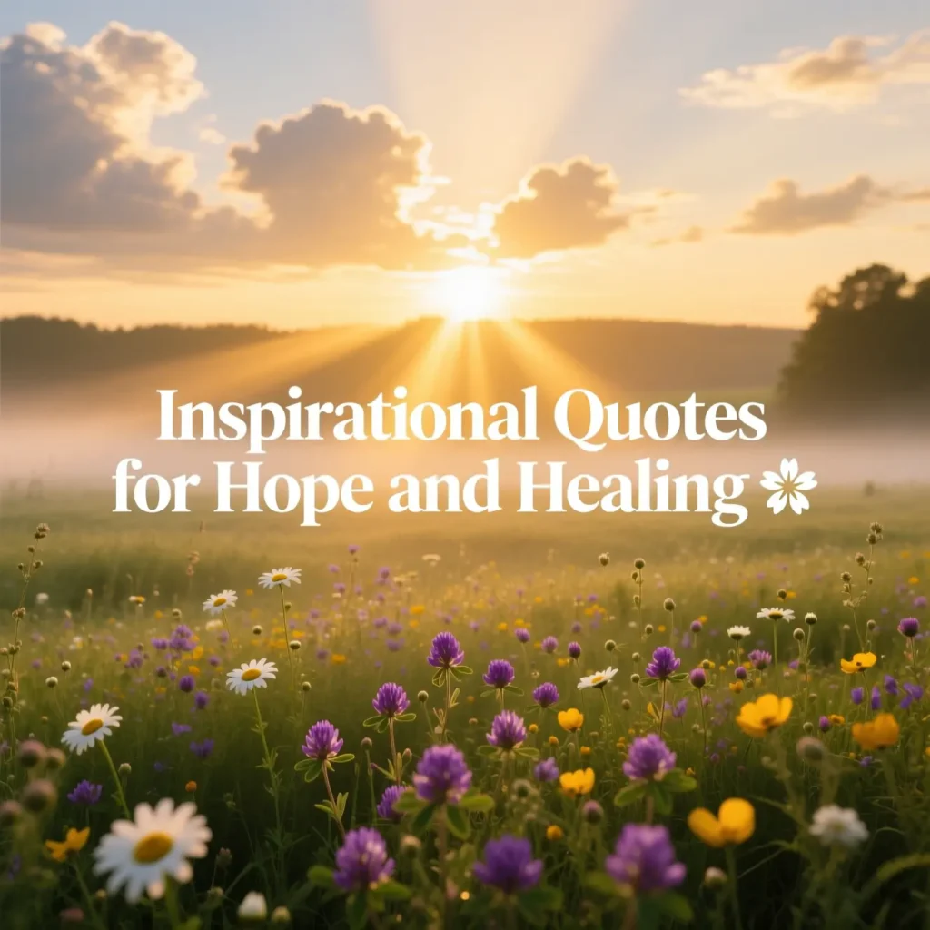 Inspirational Quotes for Hope and Healing