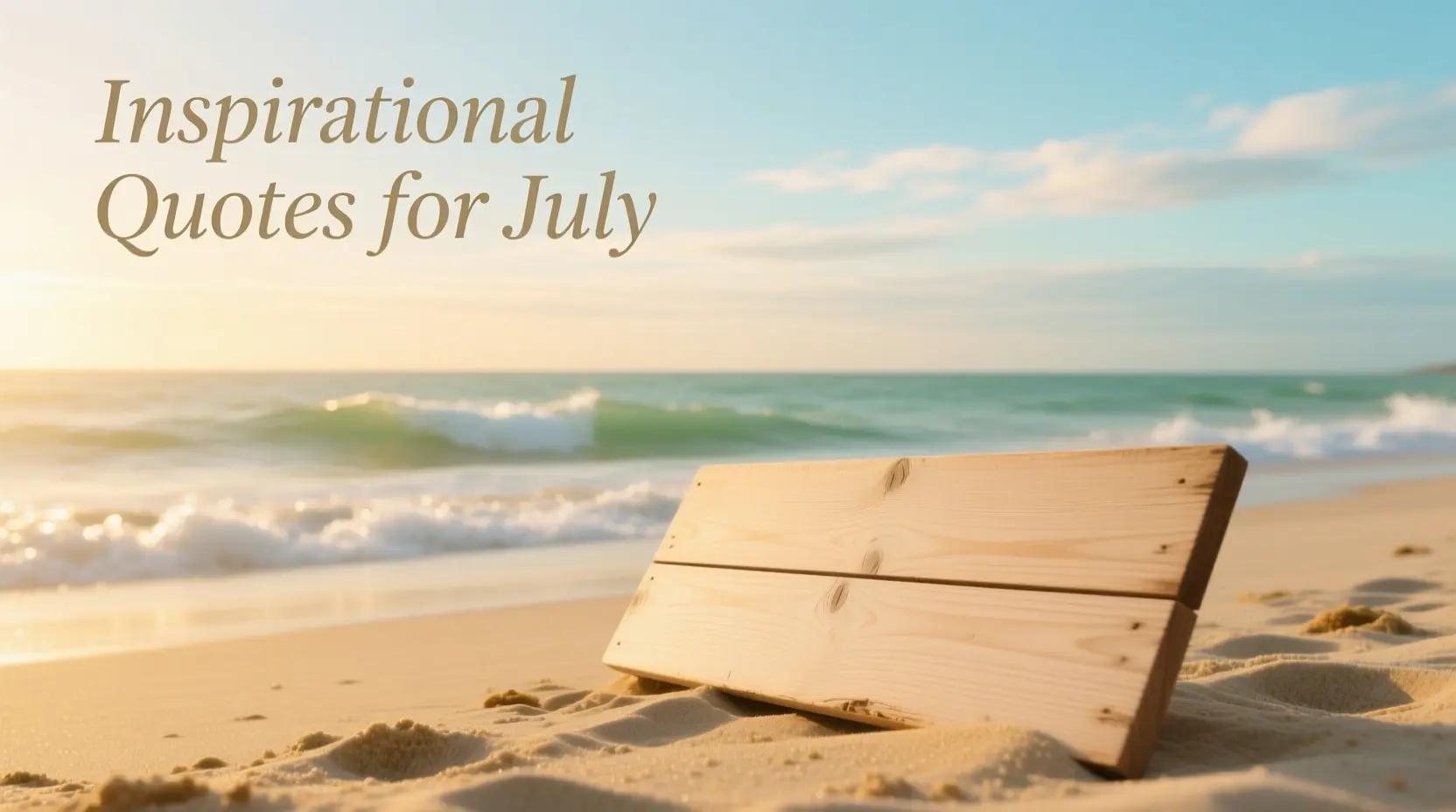 Inspirational Quotes for July