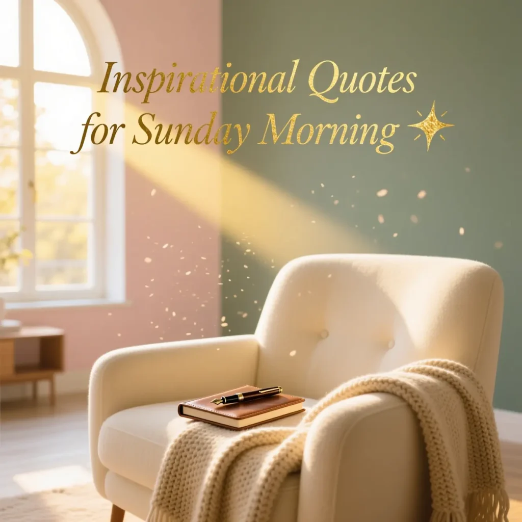 Inspirational Quotes for Sunday Morning