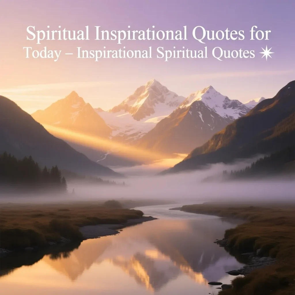 Inspirational Spiritual Quotes