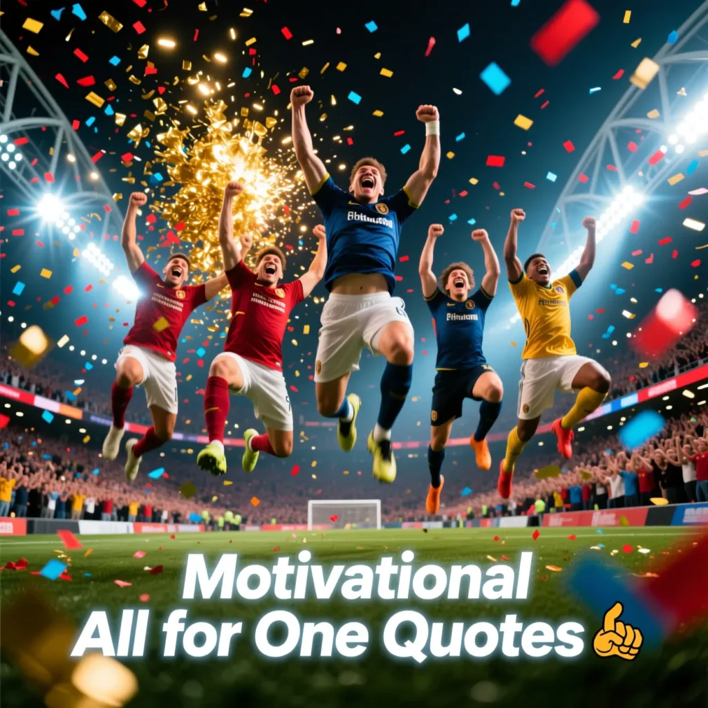 Motivational All for One Quotes 