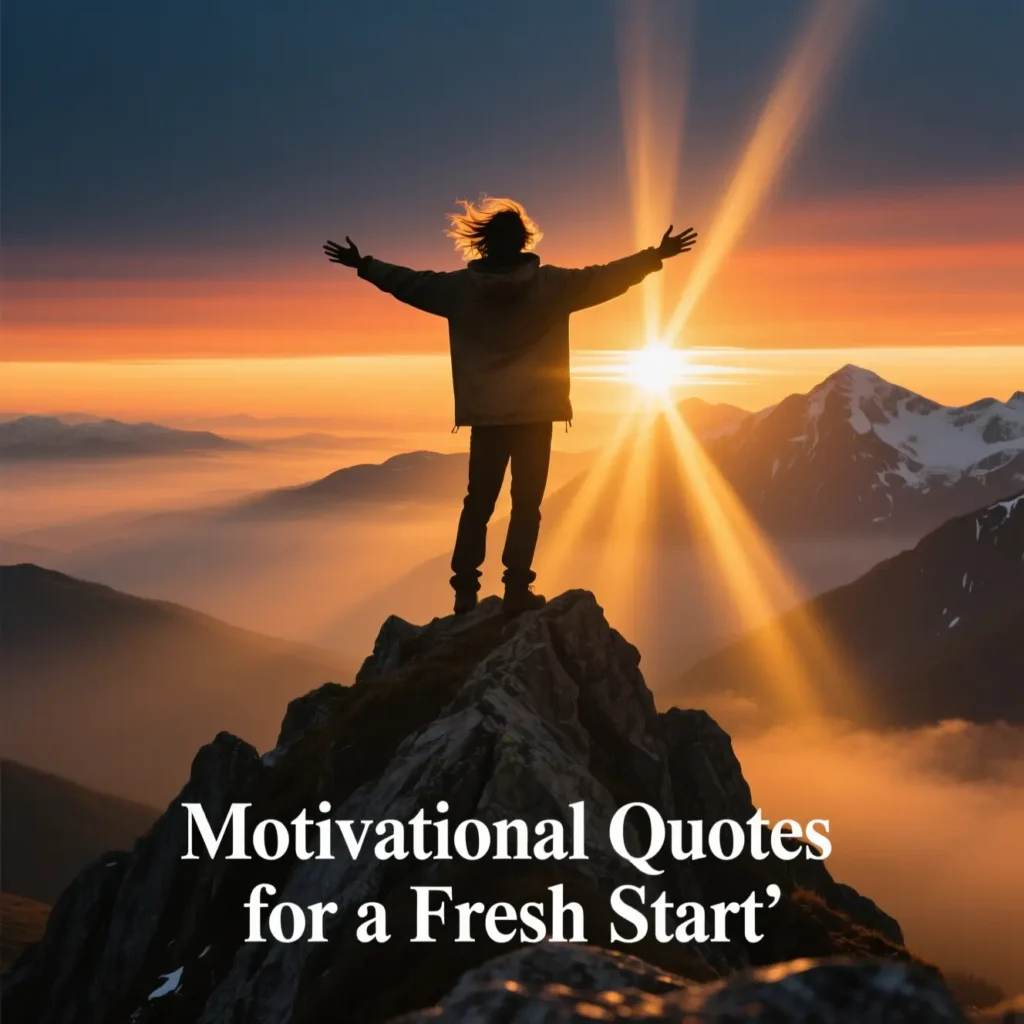 Motivational Quotes for a Fresh Start
