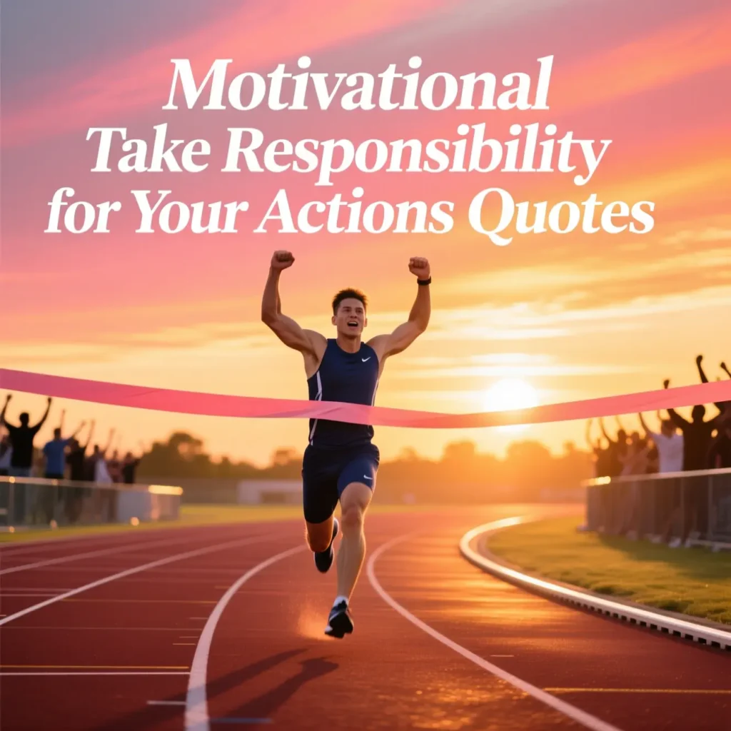 Motivational Take Responsibility for Your Actions Quotes 