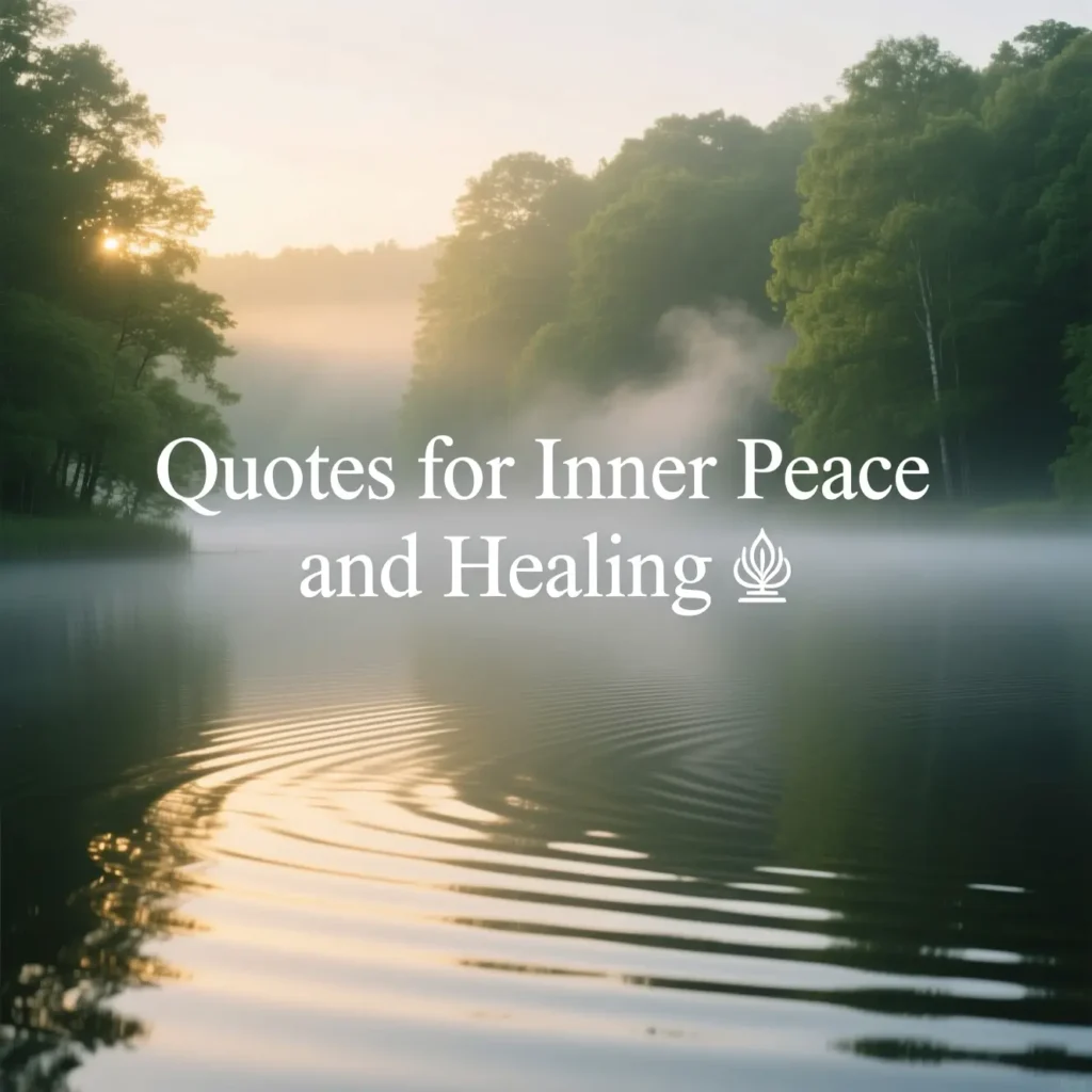 Quotes for Inner Peace and Healing 