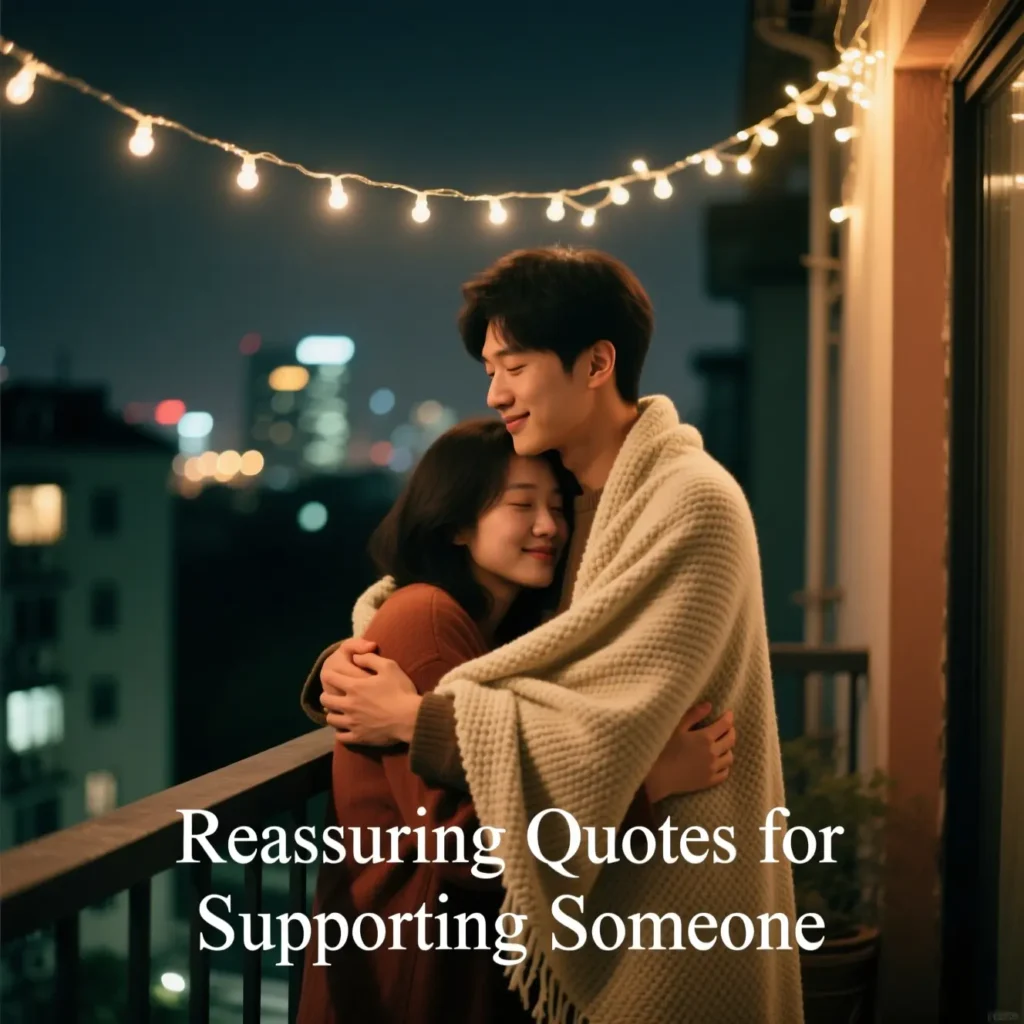 Reassuring Quotes for Supporting Someone