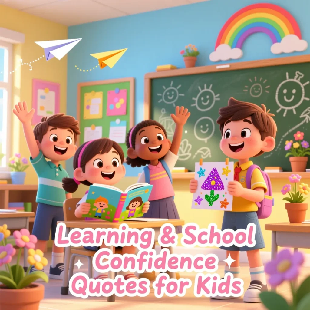 School Confidence Quotes for Kids
