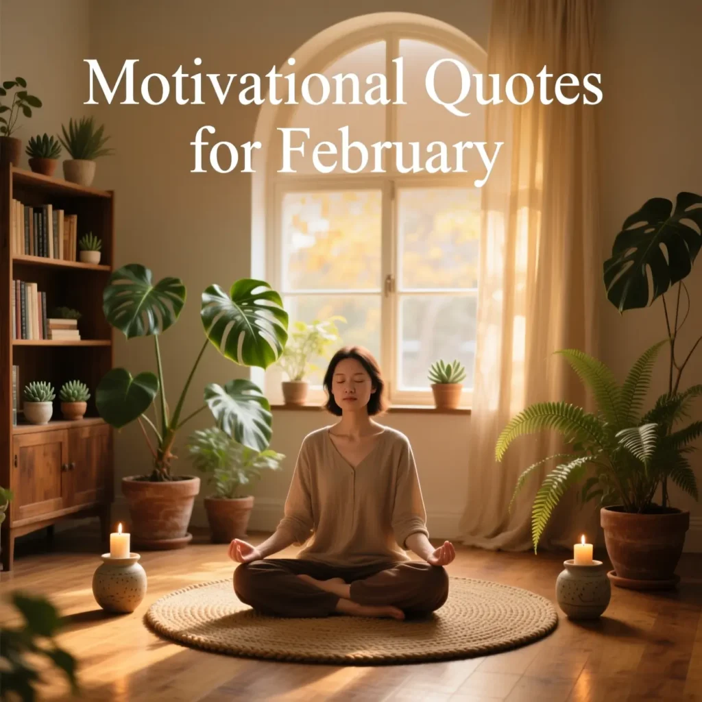 Self-Care Motivational Quotes for February
