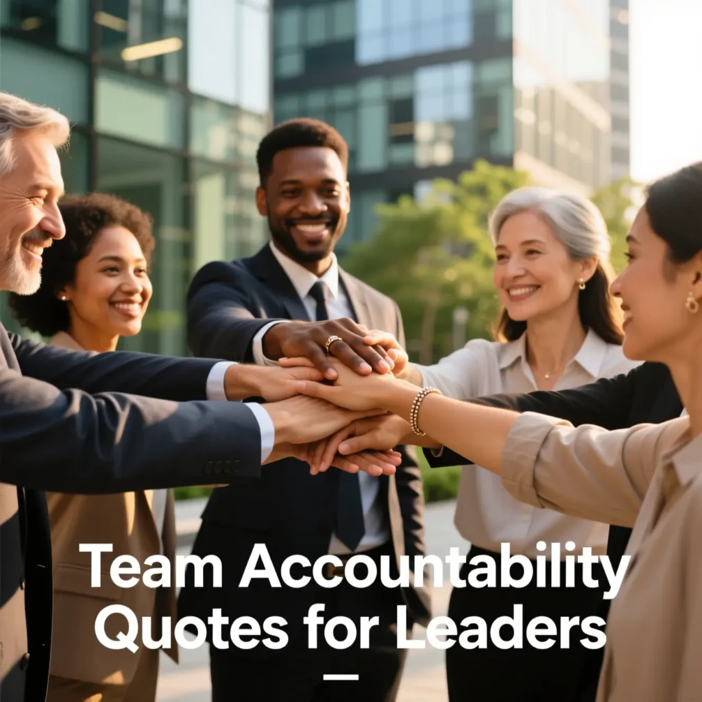 Team Accountability Quotes for Leaders