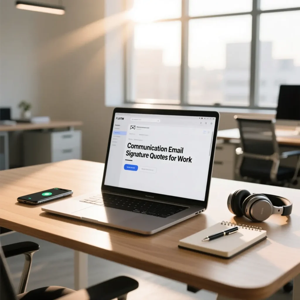 Communication Email Signature Quotes for Work