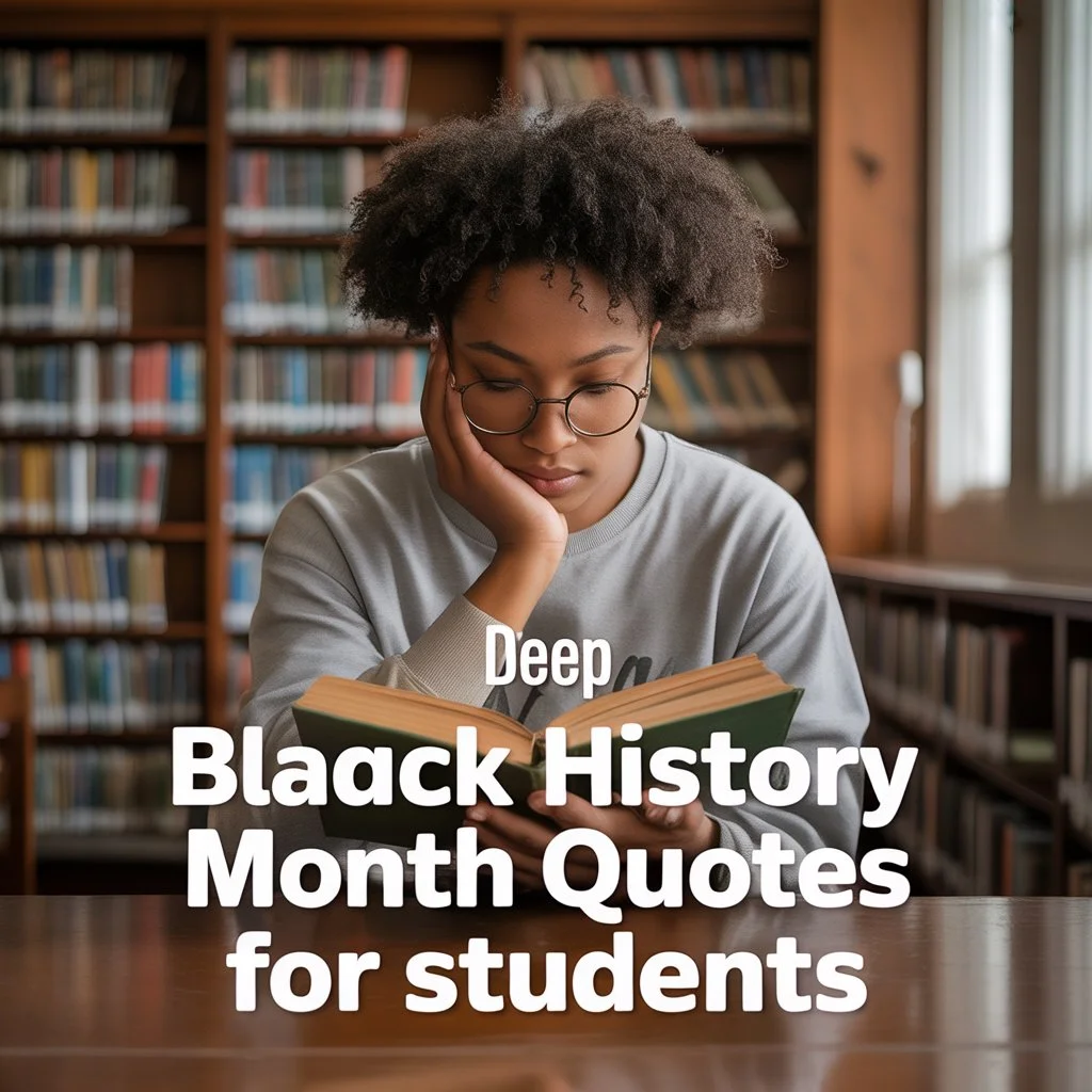 Deep Black History Month Quotes for Students