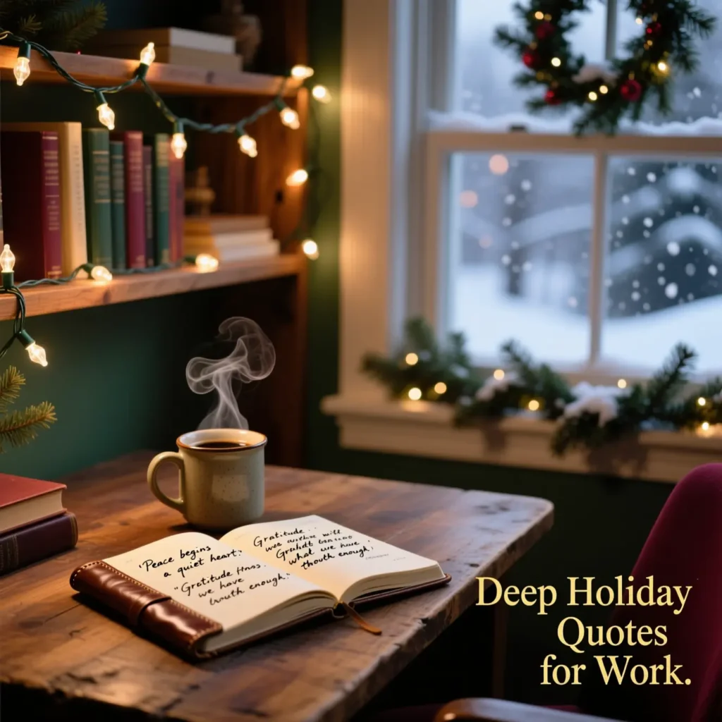 Deep Holiday Quotes for Work