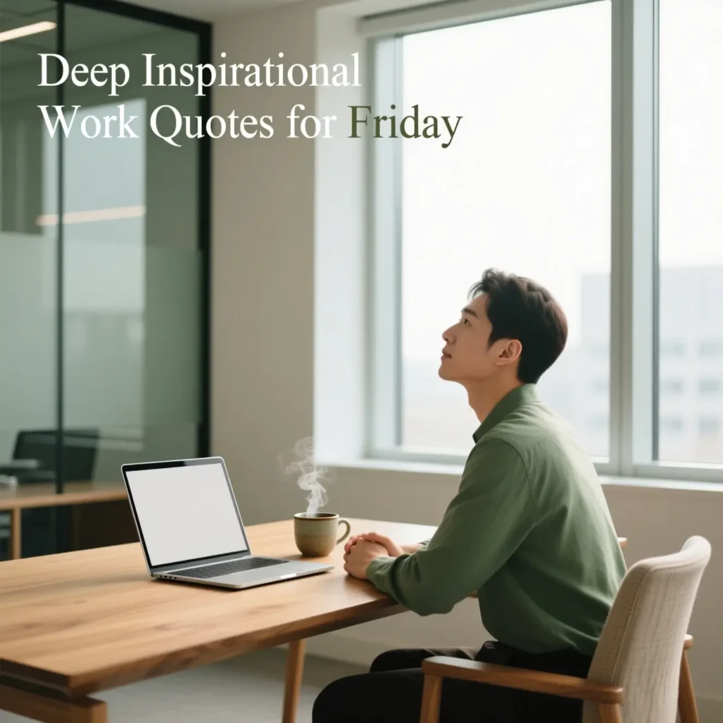 Deep Inspirational Work Quotes for Friday