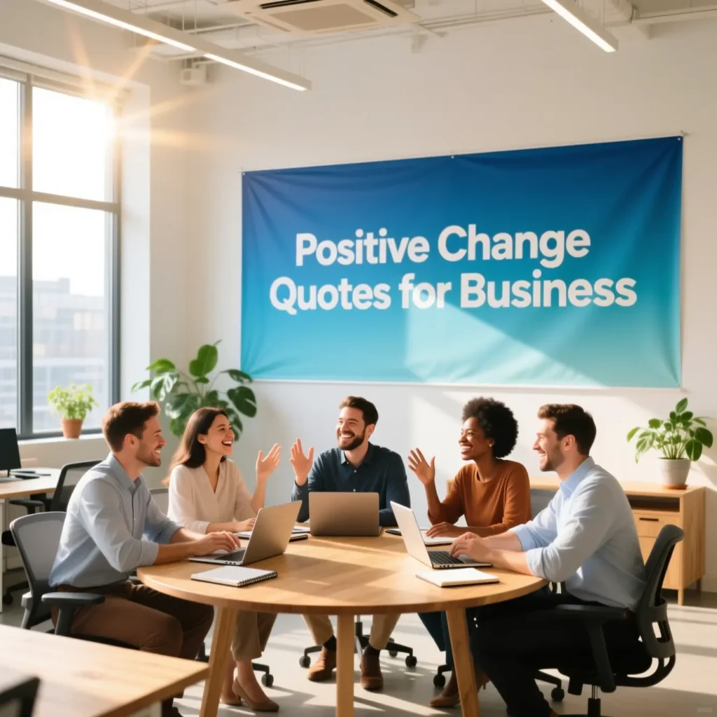 Positive Change Quotes for Business