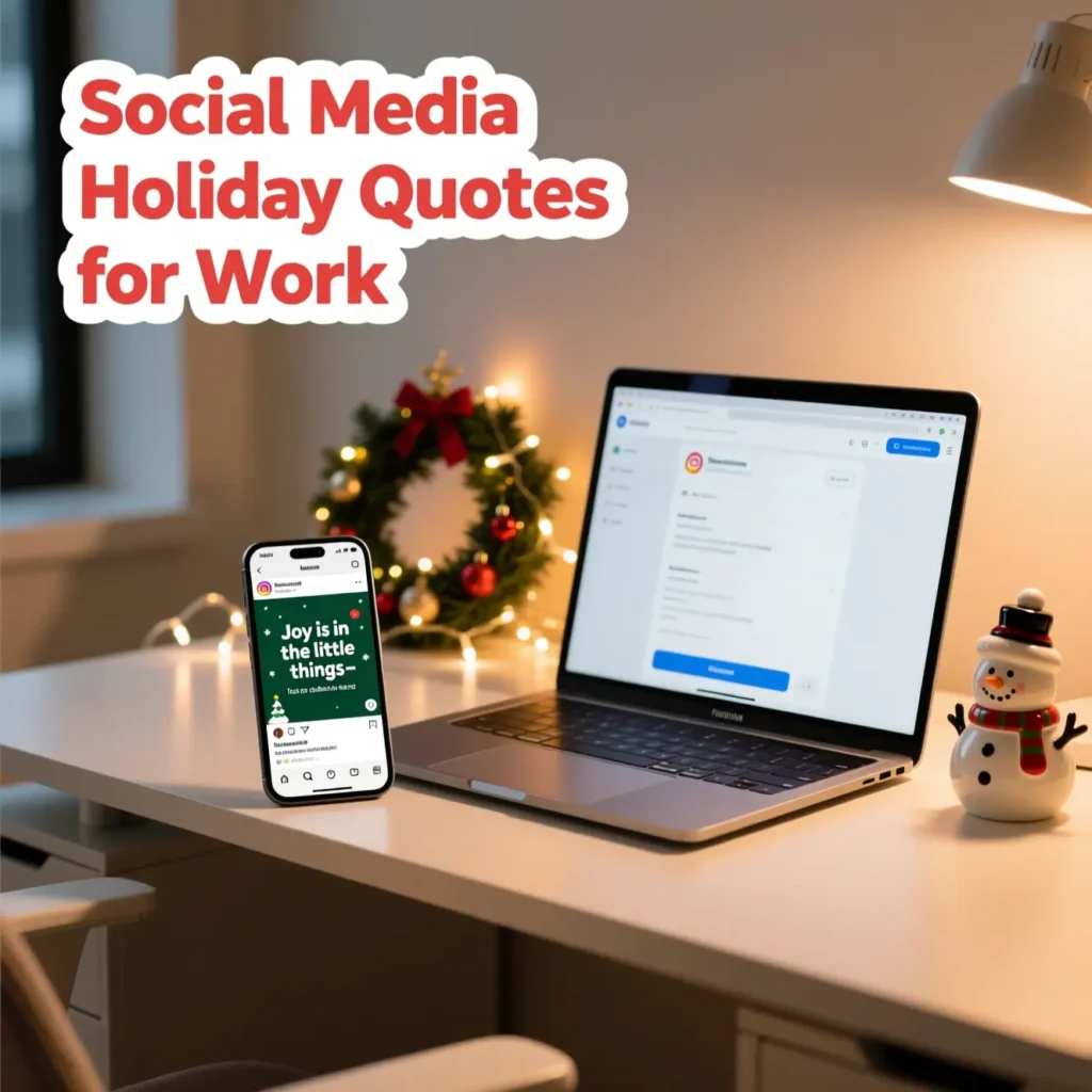 Social Media Holiday Quotes for Work