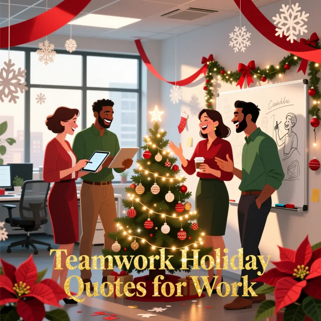 Teamwork Holiday Quotes for Work